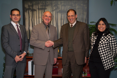 Antonio Esqueda, Lee Gorsuch, Alejandro Garcia Moreno and Lilián Vázquez Córdova