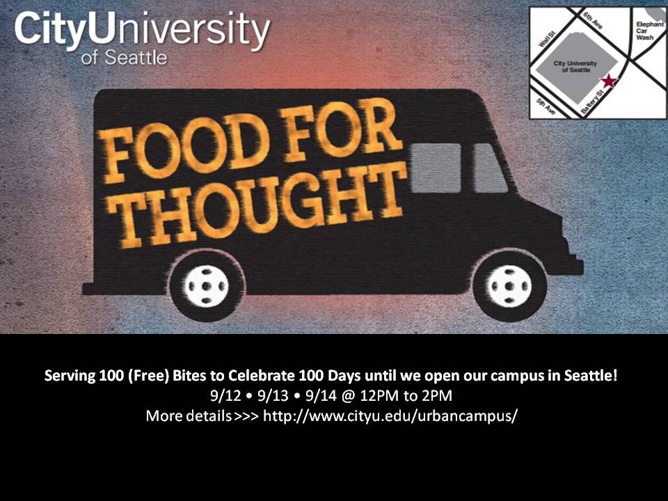 Food for Thought – Celebrating 100 Days with 100 Bites