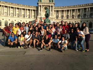 Group pic in Vienna