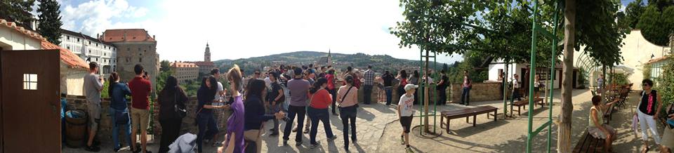 Students in Cesky Krumlov