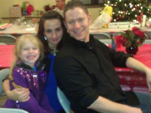 David Weddle and his family