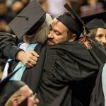 CityU Graduates hugging