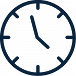 Clock icon representing life balance