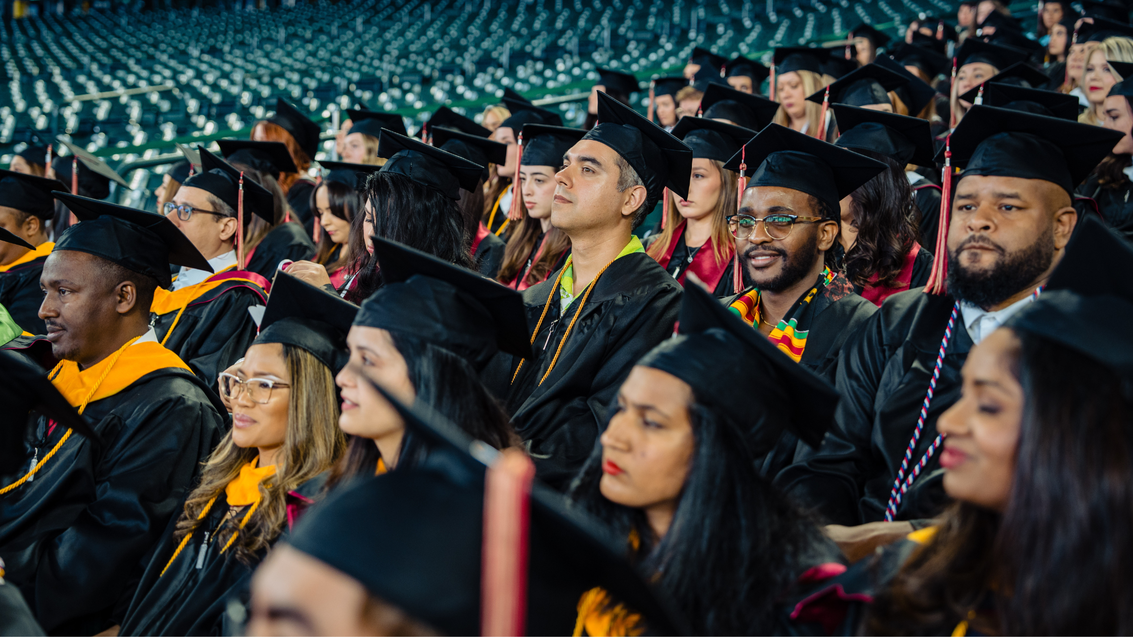 College students at graduation understand why college is important.