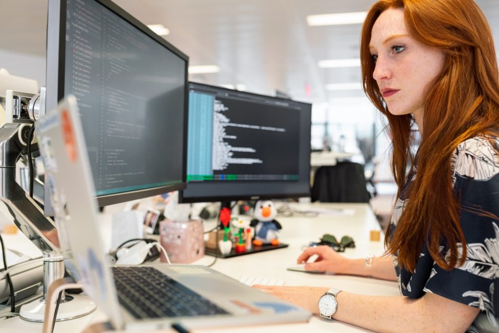 A professional with a cyber security MS degree works to guarantee cybersecurity measures are preventing cyberattacks