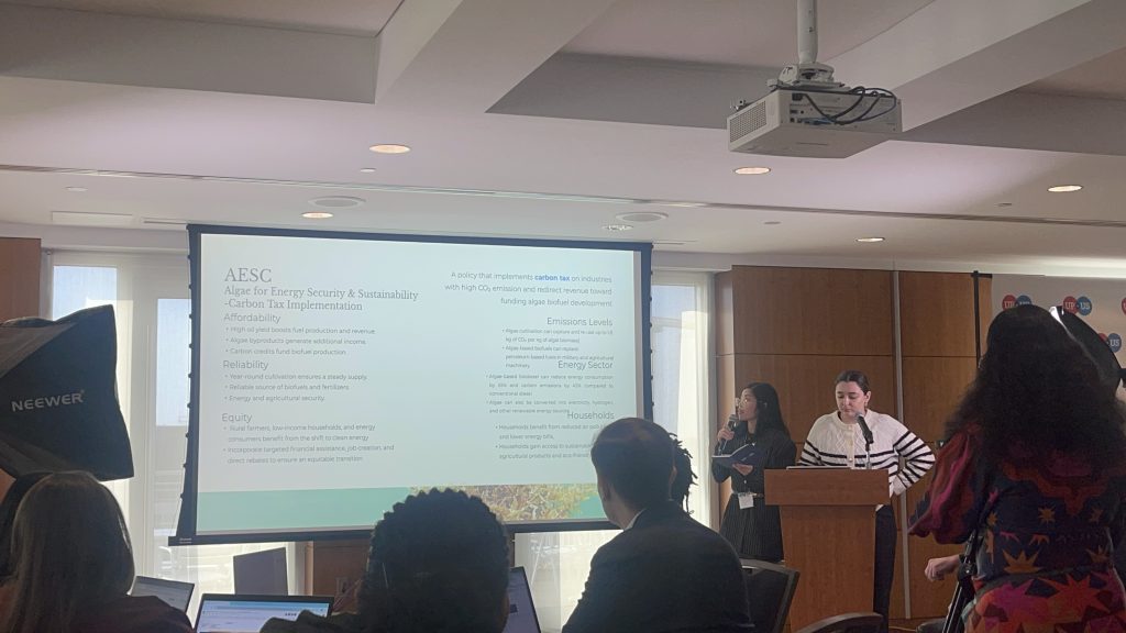 Christine's student story includes winning a presentation competition in DC