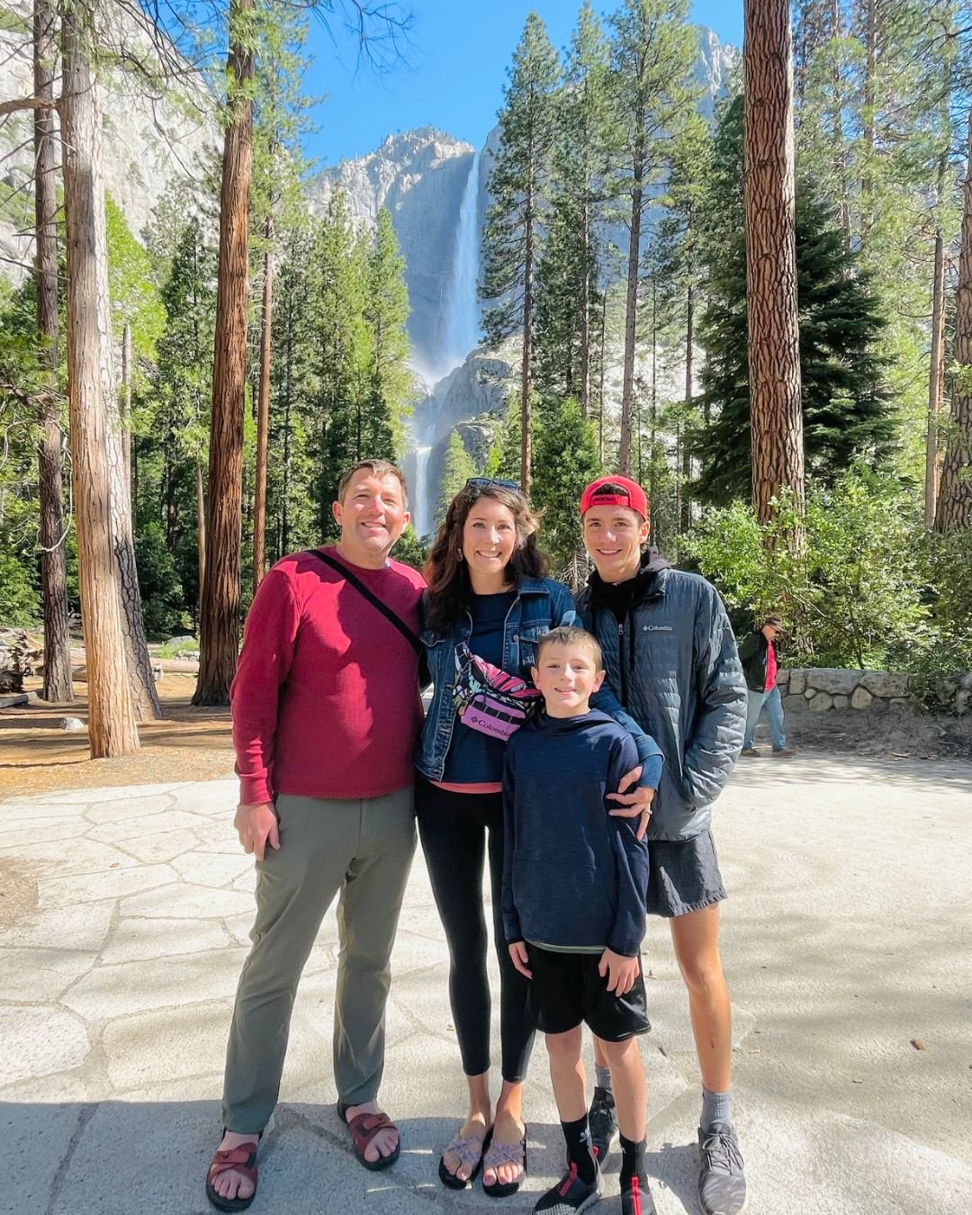 Student and her family